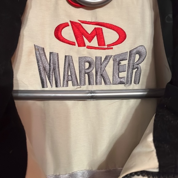 Marker Ski jacket, Men’s size S Light tan and red accents - Picture 5 of 6